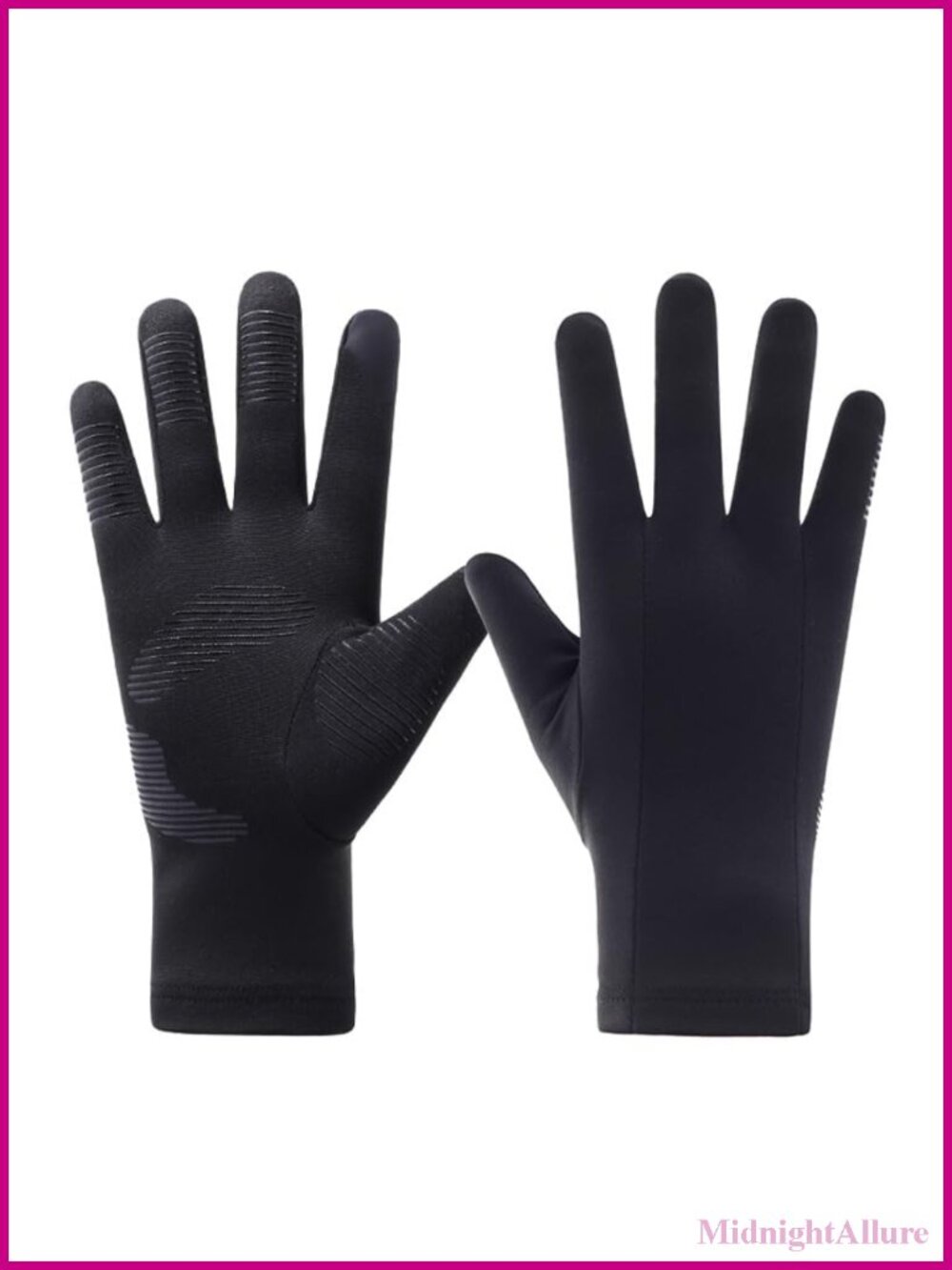 Unisex Touchscreen Winter Running Gloves Anti-Slip Polyester Silicone Liner